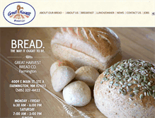 Tablet Screenshot of farmingtonbread.com